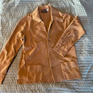 Vintage 1950s Pendleton 100% Wool Sweater / Cardigan / Blazer